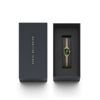 Orologio Daniel Wellington Donna QUADRO MINI EVERGOLD EMERALD in Acciaio DW00100653 - DW00100653